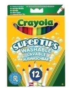 ROTUL.CRAYOLA LAVABLE SUPER CAJA 12