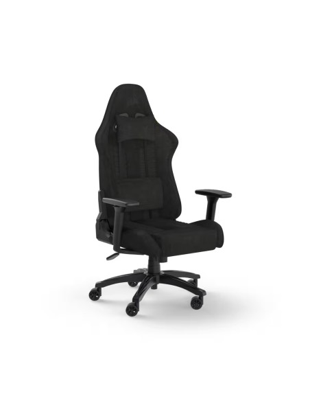 TC100 RELAXED Silla para videojuegos universal Asiento acolchado Negro