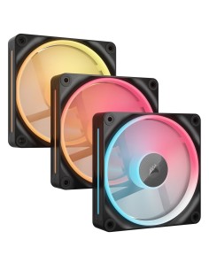iCUE LINK LX120-R RGB Carcasa del ordenador Ventilador 12 cm Negro 3 pieza(s)