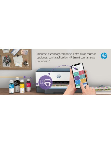 Smart Tank Impresora multifunción 7006, Color, Impresora para Impresión, escaneado, copia, Wi-Fi, Escanear a PDF