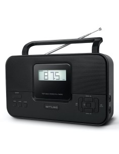 M087MB radio Portátil Digital Negro