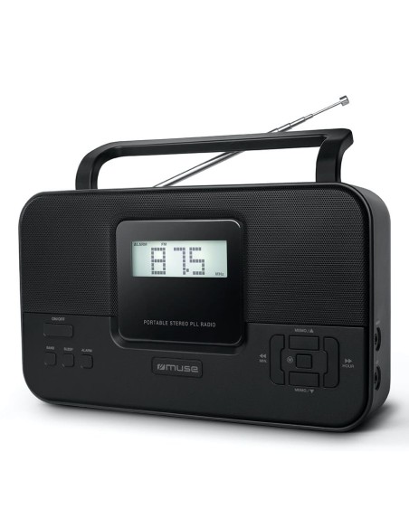 M087MB radio Portátil Digital Negro