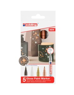 751 Negro, Cobre, Oro, Plata, Blanco 5 pieza(s)