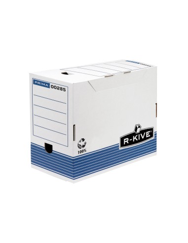 Pack de 10 Unid. Azul, Color blanco caja y organizador para almacenaje de archivos 0028501