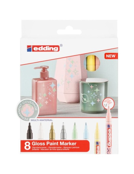 751 Negro, Azul, Oro, Verde, Rosa, Plata, Blanco, Amarillo 8 pieza(s)