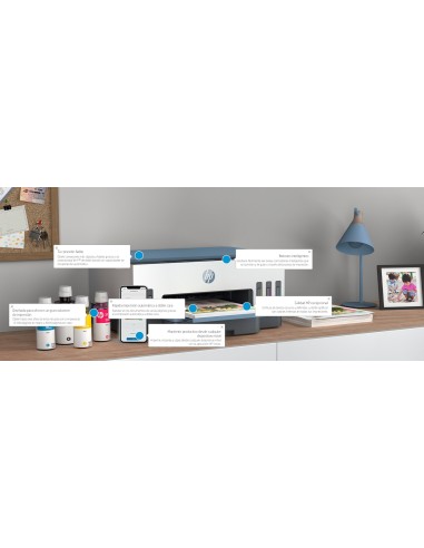 Smart Tank Impresora multifunción 7006, Color, Impresora para Impresión, escaneado, copia, Wi-Fi, Escanear a PDF