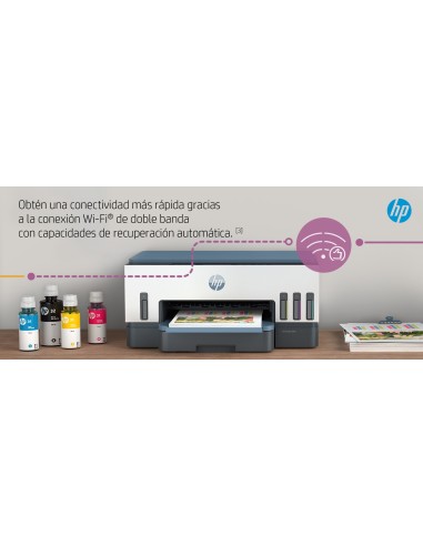 Smart Tank Impresora multifunción 7006, Color, Impresora para Impresión, escaneado, copia, Wi-Fi, Escanear a PDF