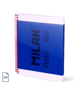 57043E80B cuaderno y block A4 80 hojas Azul 57043E80B - Pack de 3 unidades