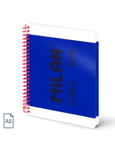 57053E80B cuaderno y block A5 80 hojas Azul 57053E80B - Pack de 3 unidades