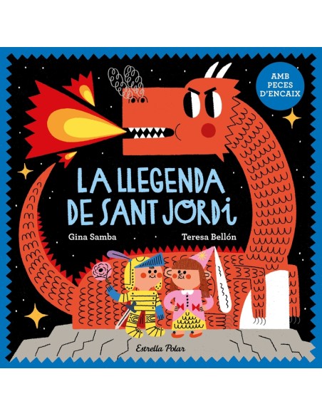 La llegenda de Sant Jordi amb peces d encaix