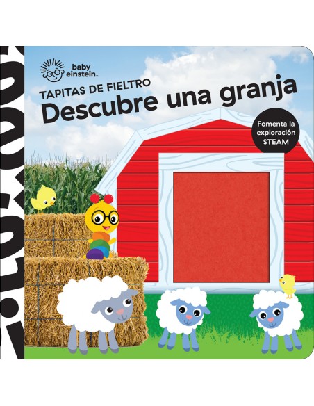 Descubre una granja Libro con texturas Baby Einstein