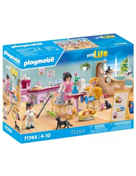 CAFETERIA PARA GATOS PLAYMOBIL