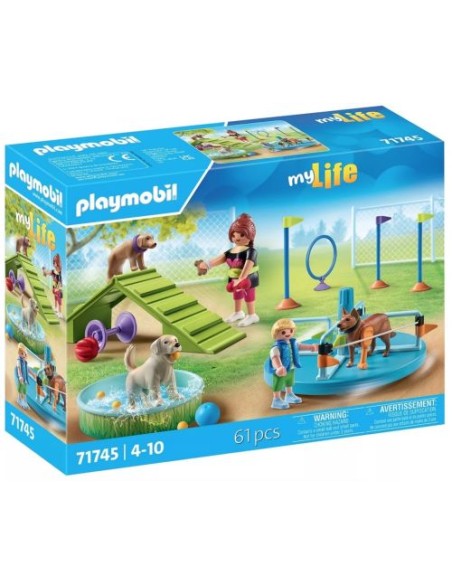 PARQUE PARA PERROS PLAYMOBIL