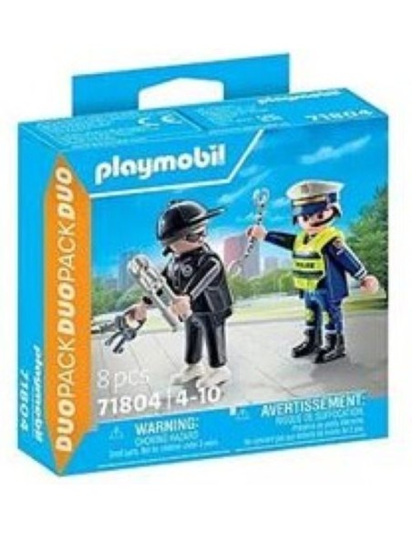 POLICIA Y LADRON PLAYMOBIL