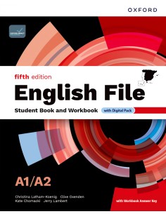 English File A1A2 Student and Workbook with key Fifth Edition 5a ed