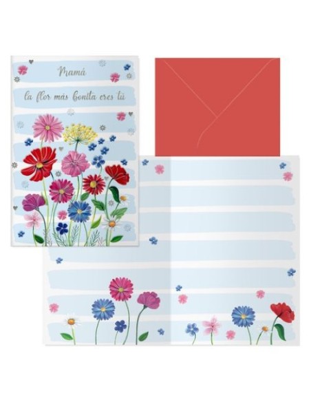 PACK 6 TARJETAS FELICITACION MODELO ETERNAL 115X17CM