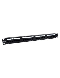Panel de transferencia 19" 24P Cat.6A UTP RJ45 DUAL 1U - PU 2421