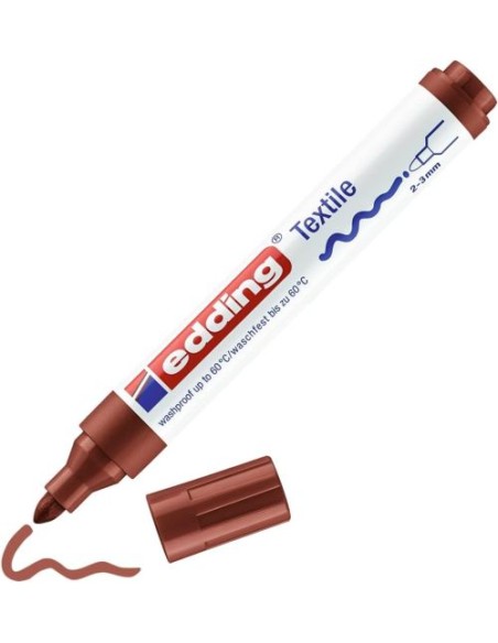 C 10 rotulador edding 4500 textil color marron 07