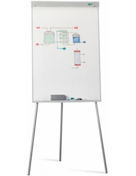 Caballete de convencion con tripode 70x102cm superficie melaminada Faibo