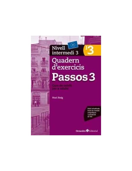 QUADERN PASSOS 3 NIVEL INTERMEDI 3