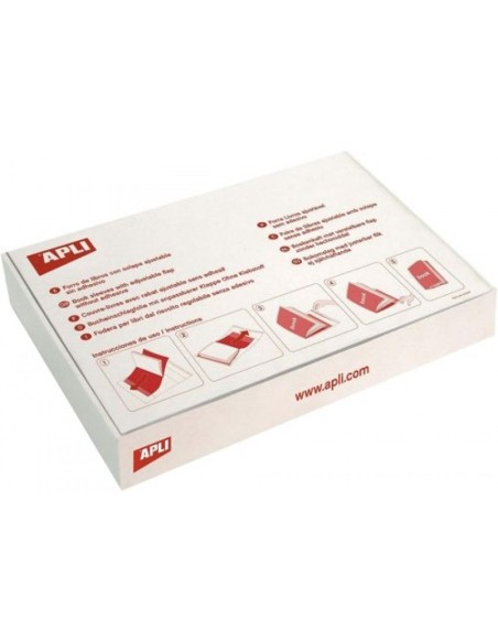 C 100 forro libros ajustable 30x53cm pvc apli