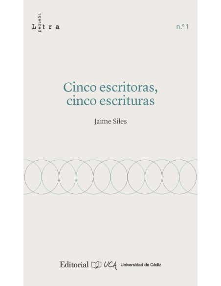 Cinco escritoras cinco escrituras