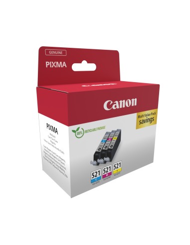 2934B015 cartucho de tinta 3 pieza(s) Original Cian, Magenta, Amarillo