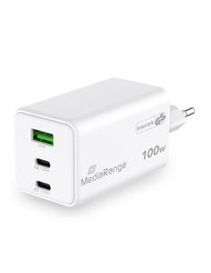 MRMA123 cargador de dispositivo móvil Portátil, Smartphone, Tableta Blanco Corriente alterna Carga rápida Interior