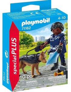 POLICIA CON PERRO PLAYMOBIL
