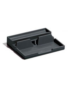 Varicolor organizador para cajón de escritorio Plástico, Caucho Carbón vegetal