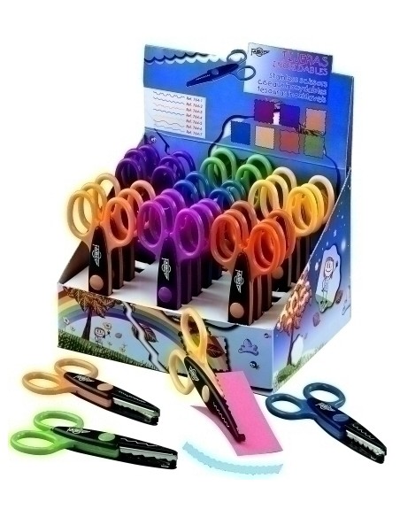 TIJERAS FAIBO DENTADAS SURT. EXP.24