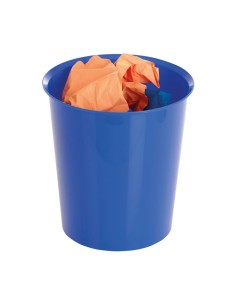 PAPELERA PLASTICO A-SERIES 14L AZUL 305AS-07