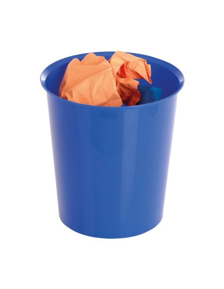 PAPELERA PLASTICO A-SERIES 14L AZUL 305AS-07