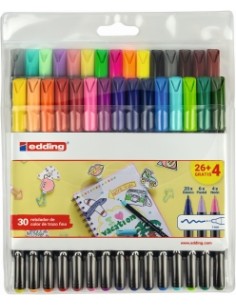 EDDING ROTULADOR 1200 METÁLICO/GLITTER PUNTA FINA C/SURTIDOS EXPOSITOR 4-1200 4-52493