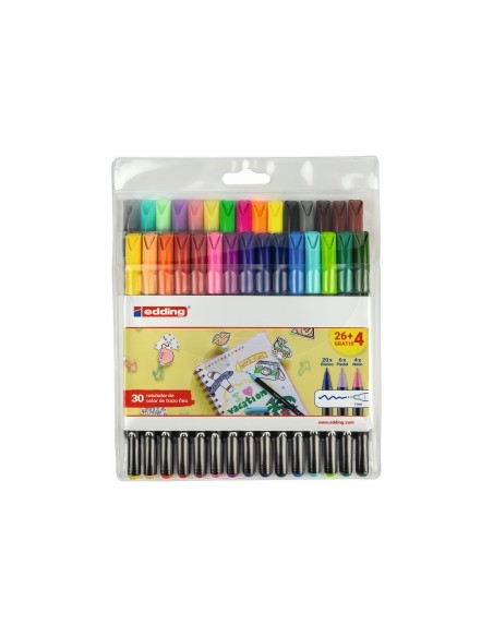 EDDING ROTULADOR 1200 METÁLICO/GLITTER PUNTA FINA C/SURTIDOS EXPOSITOR 4-1200 4-52493