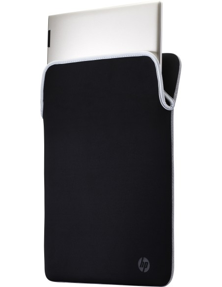 Funda protectora reversible plateada para portátil de 14,1 pulgadas