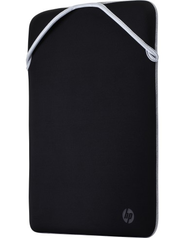 Funda protectora reversible para portátil de 15,6 pulgadas plateada