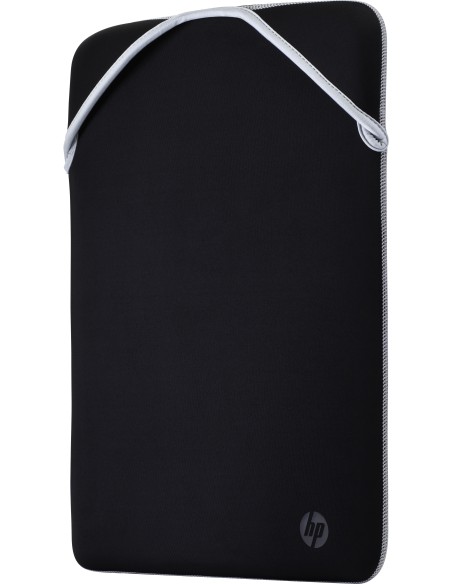Funda protectora reversible para portátil de 15,6 pulgadas plateada