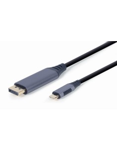 CC-USB3C-DPF-01-6 adaptador de cable de vídeo 1,8 m USB Tipo C DisplayPort Negro, Gris