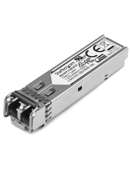 Módulo SFP Compatible con Cisco Meraki MA-SFP-1GB-SX - 1000BASE-SX - Multimodo de 1GbE - SFP Ethernet Gigabit 1Gb - LC 550m - 85