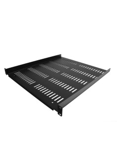 Estante Ventilado 1U para Armario Rack de Servidores - Bandeja Universal Voladiza para Montaje en Rack de 19" - Capacidad de 25k