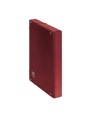 CAJAS DE PROYECTOS CARTÓN FORRADO LOMO DE 3 CM ROJO 245X350X30 DOHE 09721