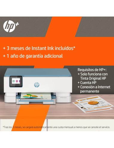 ENVY Impresora multifunción HP Inspire 7221e, Color, Impresora para Home y Home Office, Impresión, copia, escáner, Conexión ina