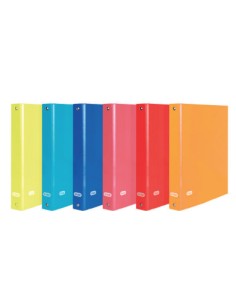 100580212 carpeta de cartón A4 Azul, Verde, Naranja, Rosa, Rojo 100580212 - Pack de 12 unidades