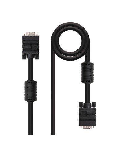 CABLE SVGA CON FERRITA HDB15/M-HDB15/M 10 M