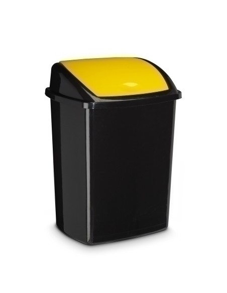 PAPELERA PLASTICO CEP BASC. AMARILLO 50L