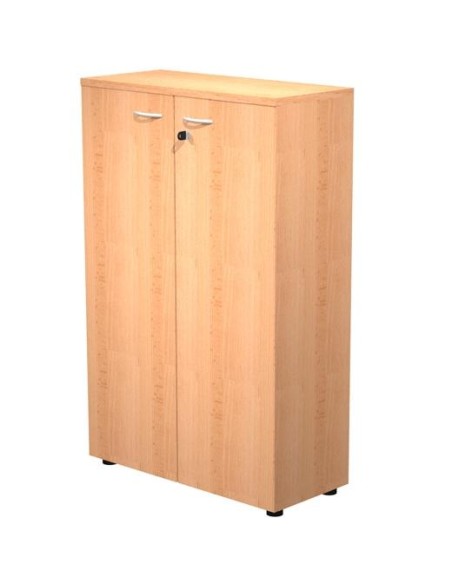 ARTEXPORT PAREJA DE PUERTAS PARA ESTANTERÍA MEDIA PRESTO 18MM CON CERRADURA HAYA