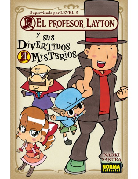 4El profesor Layton y sus divertidos misterios