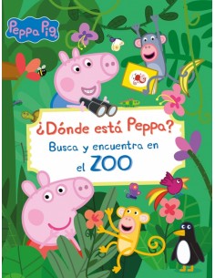 Peppa Pig Libro juguete Donde esta Peppa Busca y encuentra en el zoo