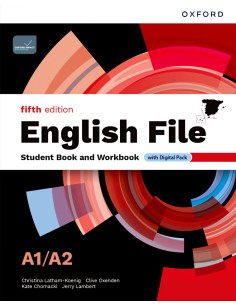 English File A1A2 Student and Workbook without key Fifth Edition 5a ed